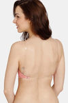 Zivame Beautiful Basics Padded Non Wired 3/4Th Coverage Backless Bra - Strawberry Ice — thumbnail 1